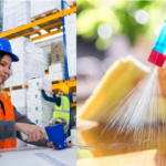Packaging and cleaning employee